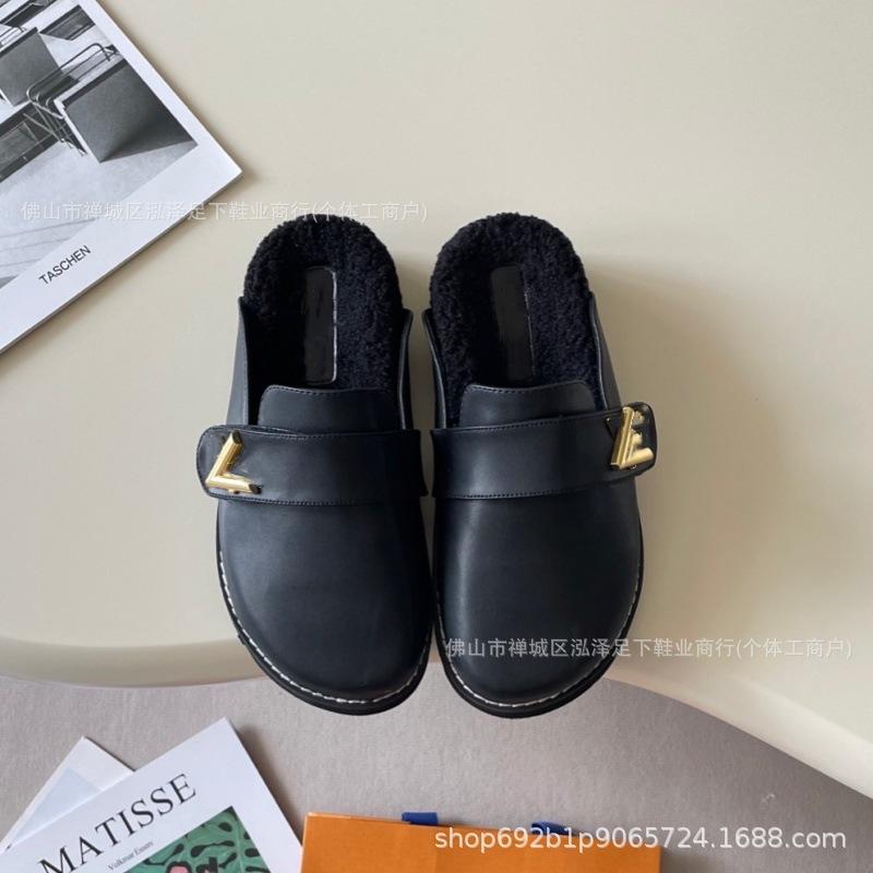 Neue Modelle informieren Baotou Halbschuh-Hausschuhe für Damen und Herren, dicke Sohle, weiche Sohle, Hausschuhe für Damen
