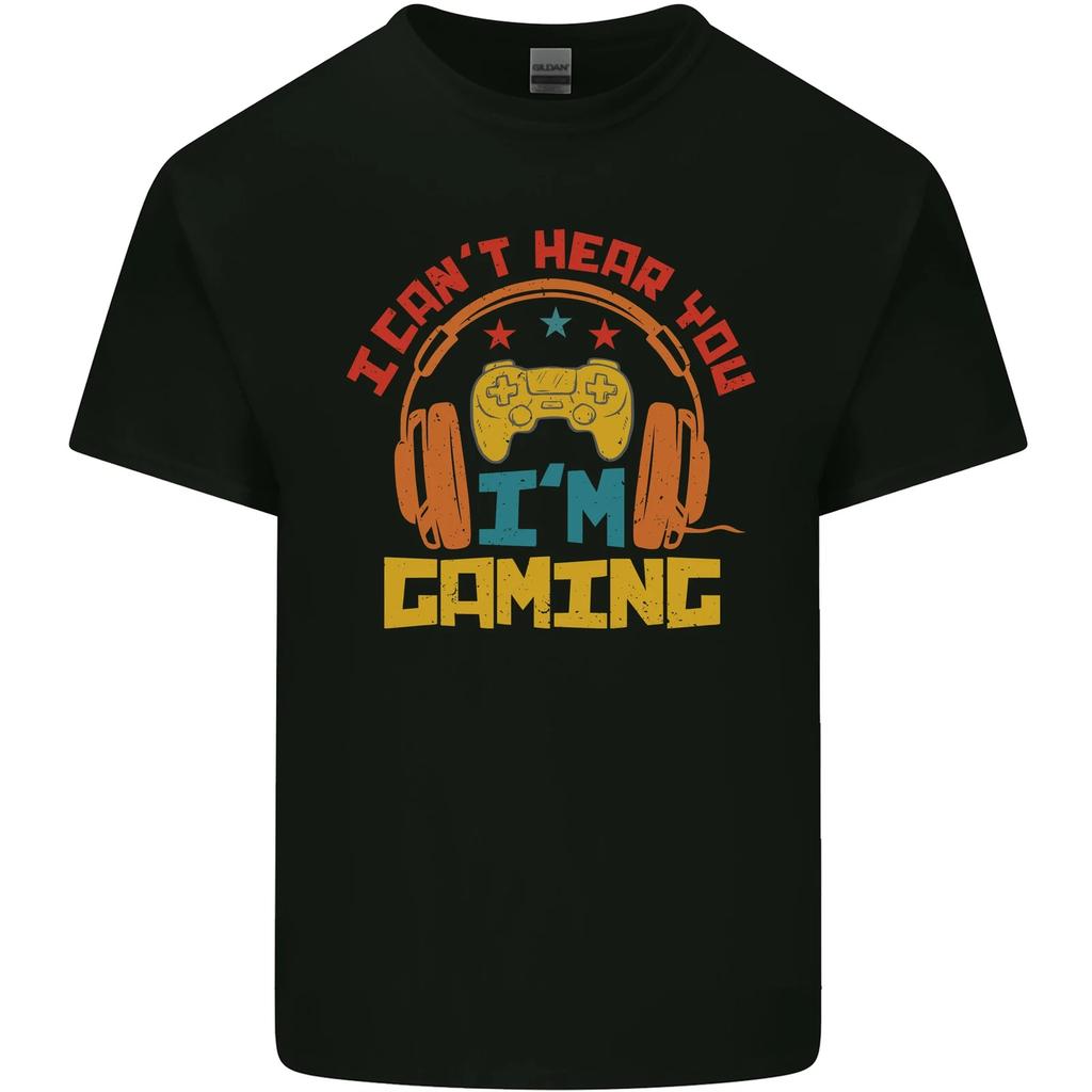 I Cant Hear You Im Gaming Funny Gaming Kids T-Shirt Childrens