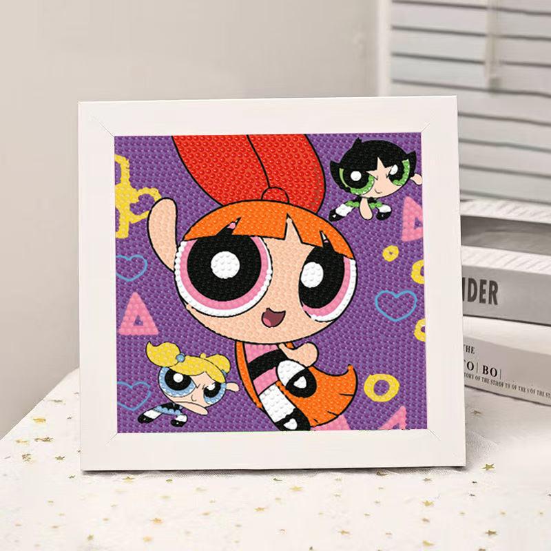 High-End Diamond Painting Diy Van Gogh Starry Sky Cat Creative Handmade Toy Table Decoration Diamond Painting With Frame