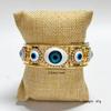 Hot Sale Vintage Stereo Eyeball Devil's Eye Bracelet, Diamond Plated Bracelet