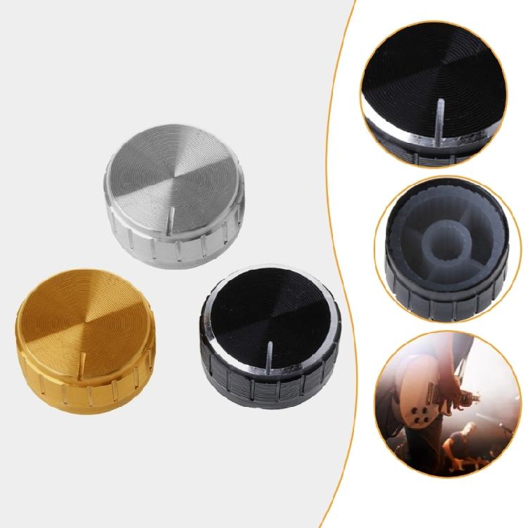 10Pcs Potentiometer Control Knob 6mm Shaft Hole Amplifier Knob Aluminum Alloy Electric Guitar Knobs Easy To Install