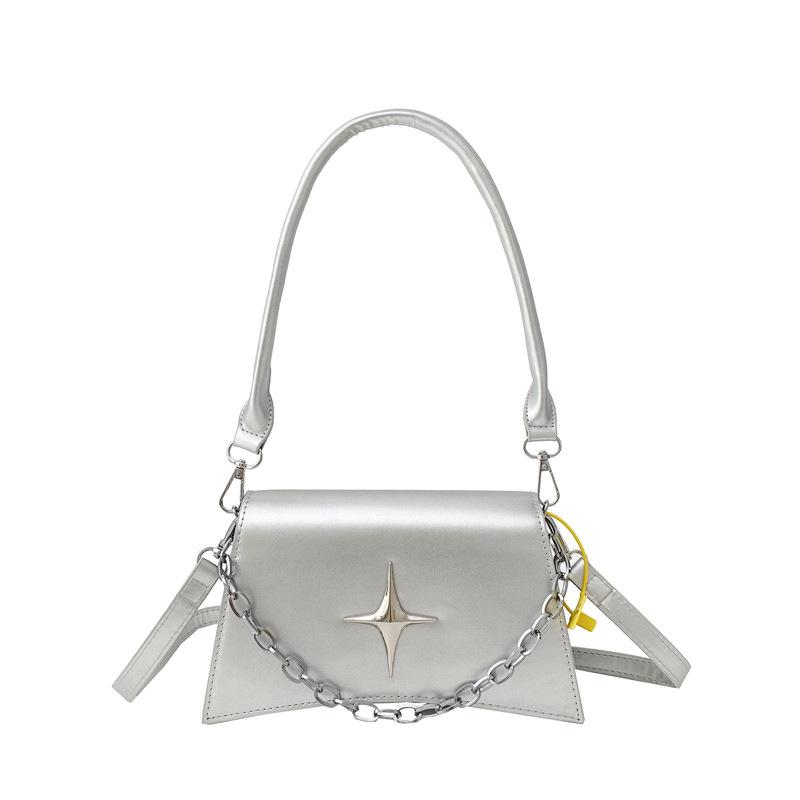 Niche underarm bag women's new shoulder bag Korean version fashionable and simple foreign style chain messenger bag women