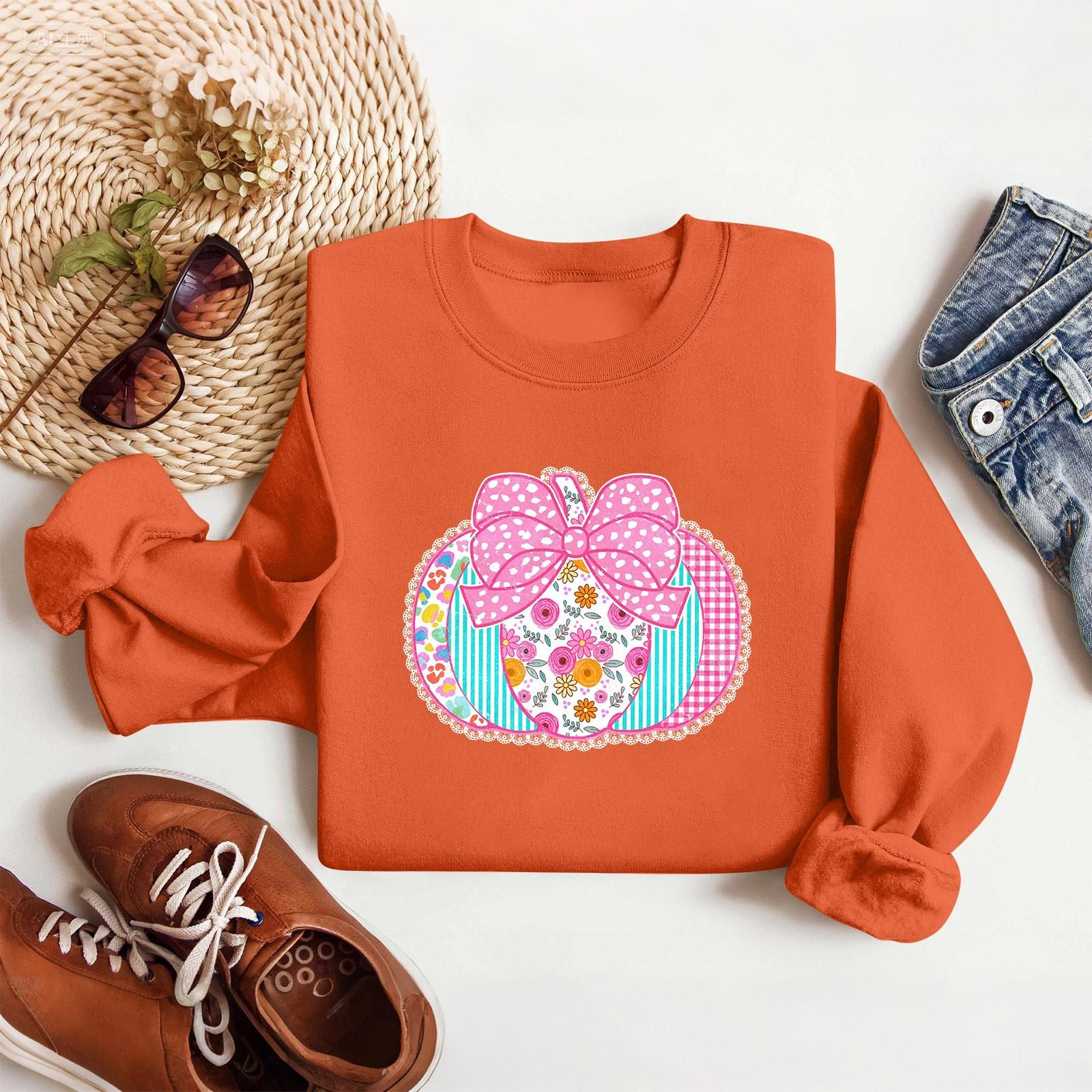 

Женские топы Женский свитшот с длинным рукавом Повседневный с круглым вырезом Свободного кроя Пуловер Флисовые топы XL шафрановый