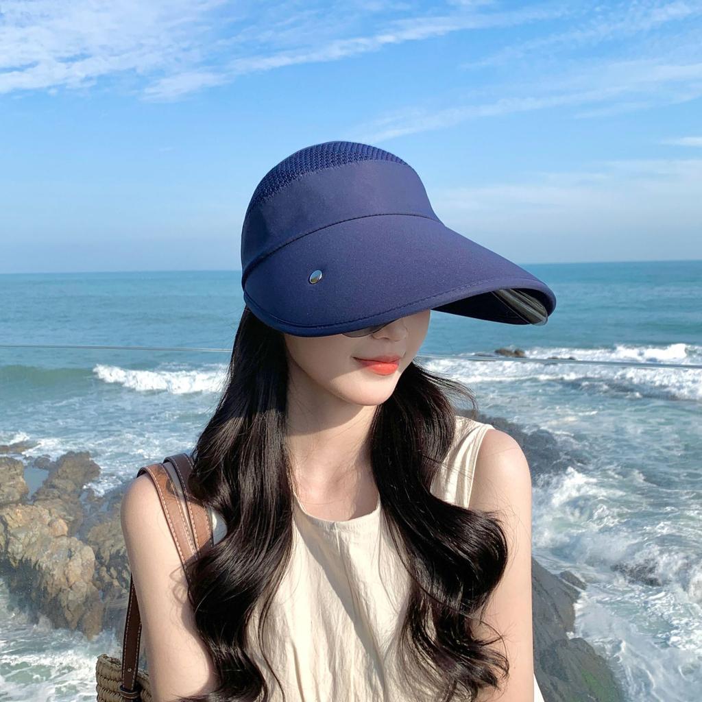 Sunscreen Lens Empty Roof Sun Hat UV Protection Large Brim Showing Small Outdoor Flat Roof Riding