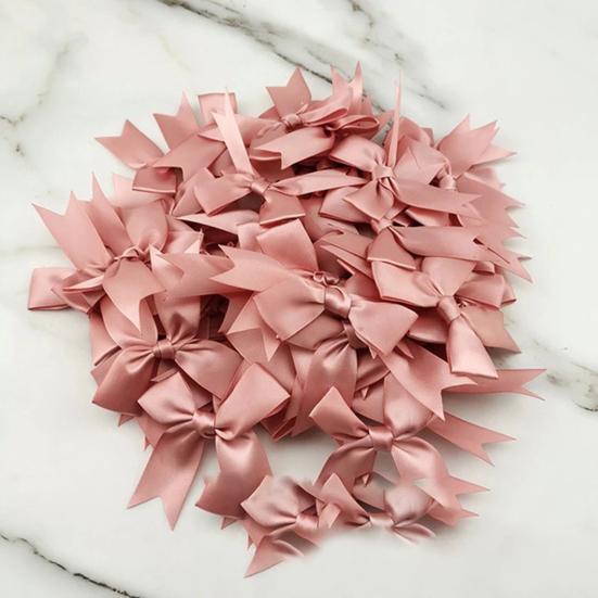 50 Adet Saten Kurdele Fiyonklar 3.3" El Sanatları Fiyonkları Hediye Paketleme Düğün Dekoru Dikiş Scrapbooking DIY El Sanatları Saç Aksesuarları