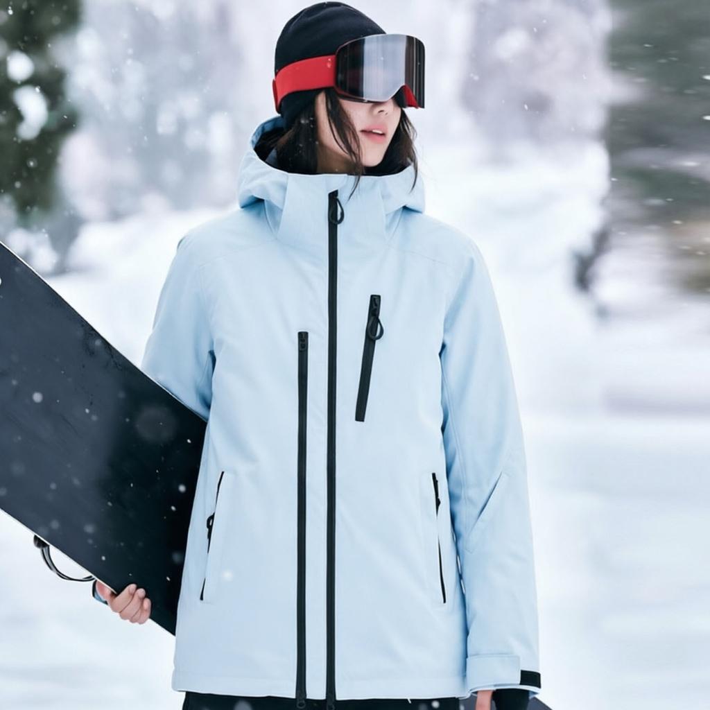 Větruodolná voděodolná lyžařská bunda pro muže a ženy Sněžnicový kabát Prodyšná teplá izolace Sportovní lyžařské bundy Unisex Sněhové bundy s kapucí