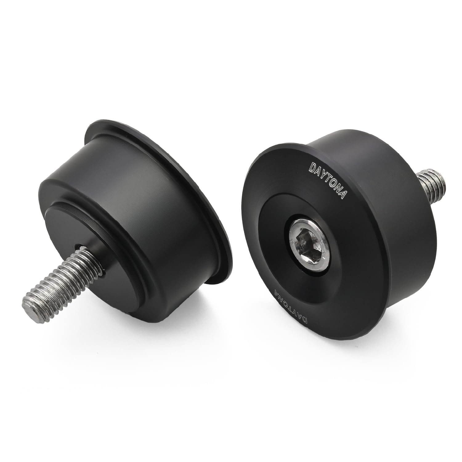 

Daytona 47757 High Visibility Mirror Motorcycle Bar End Mirror Adapter for Suzuki M6 Left and Right Set Black чёрный