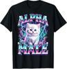 Alpha-Kater Kätzchen Lustig für Männer Frauen T-Shirt