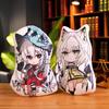 Non-Toxic 45Cm Arknights Pillow Game Amiya Lappland Gladiia Pillow Double Sided Printing Cushion Plushies Cute Fans Gifts Home Decoration
