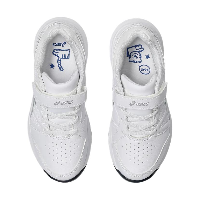 Asics Buty do biegania dla dzieci Gel-500Tr Ps Wygodne Niskie Trampki dla dzieci Białe 1134A014-124