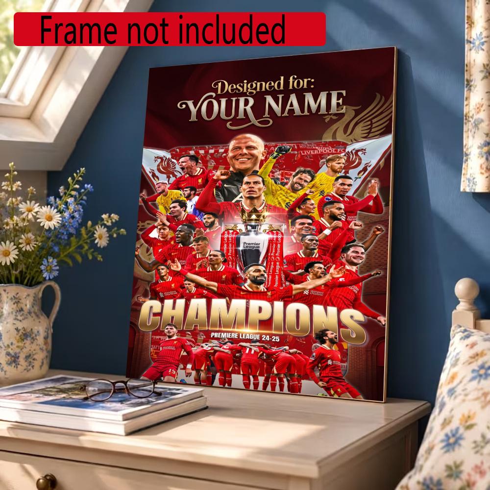 Liverpool Team Personalized Name Round Diamond Painting Kit Diamond Embroidery Painting Rhinestones Mosaic Frameless Handwork Decoration Arts