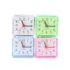 1Pc Mini Square Alarm Clock Quartz Alarm Clock Battery Operated Table Bedroom Clocks For Sleeping Studying Home Decor