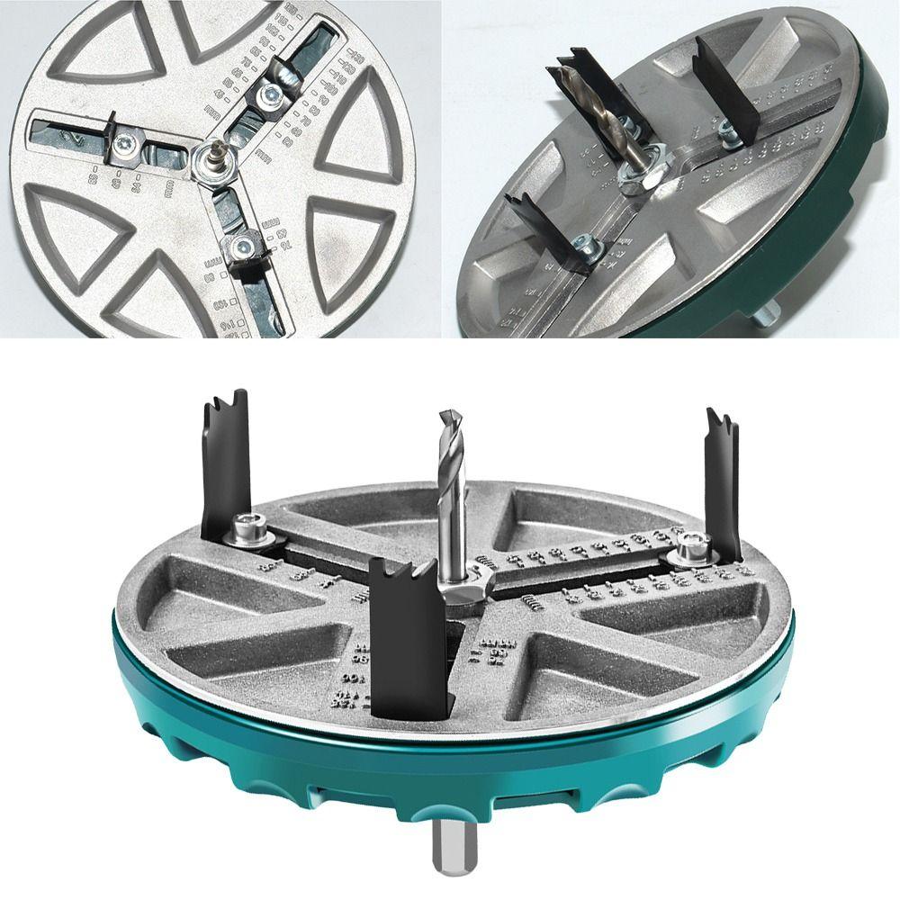 45-130mm Adjustable Hole Opener Efficient Punch Hole Driller Round Hole Saw  DIY Projects