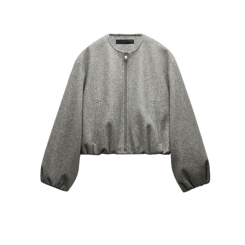 Fall and Winter New Women's Clothing Soft Long Sleeves Minimalist Easiest for Match Pilot Jacket Outwear 9631969 3046274