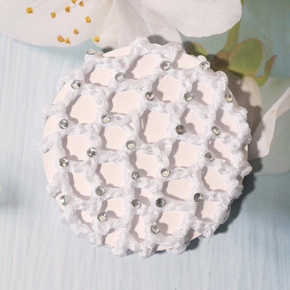 Atmungsaktives Netz Mädchen Elastisches Haarnetz Haarband Ballett Haarnetz Duttbezug Snood Kinder