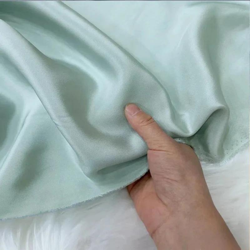 Einfarbig 100% Maulbeerseide 30 Momme Schwerer Seidenkrepp de Chine Stoff Seiden Schwerer Krepp Stoff für Bekleidung Kleider Hosen