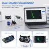 DC 5V Ultrasonic Radar Scanner DIY Kit HXFB Graphical Programming Core Board 0-180 Servo Scanning LCD Real-time Display