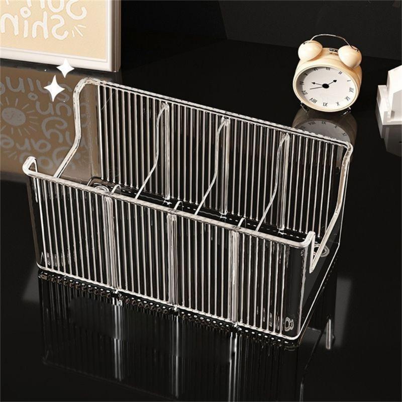 Transparent PET Belt Tie Holder With Multiple Compartments Home Storage Solution for Jewelry Home Accessories