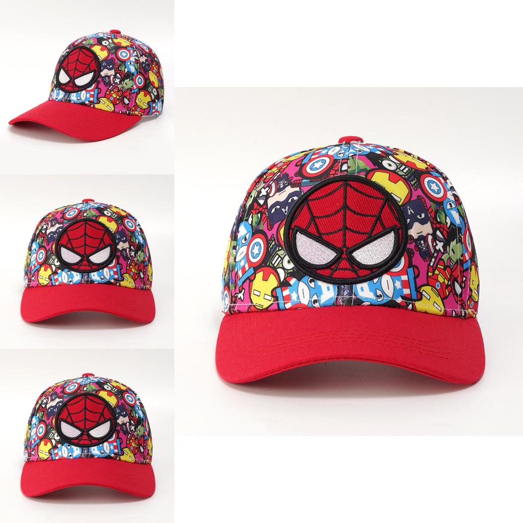 Spider Man Childrens Embroidered Baseball Cap With Sun Protection And Breathable Cotton For Spring Autumn Seasons