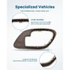 LUJUNTEC Door Handle Trim Bezel Cover – Beige Interior Front Left Driver Side 1pc – Fits 1999-2000 for Cadillac Escalade, 1995-1999 for Chevrolet