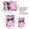 DIY 5D Diamond Painting Kit Pink Cat with Heart Glasses Full Drill Rhinestone Canvas Relaxing Craft for Home Wall Decor Gift and Art Project