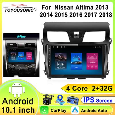 Android 12 Carplay Radio For Nissan ALTIMA TEANA 3 2013-2018 GPS Car Video Player Android Auto WIFI BT GPS Navigation 2DIN