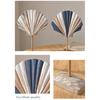 Summer Wooden Shell Ornament with Base Handmade Coastal Seashell Shape Figurine Beach Ocean Tabletop Centerpiece for Living Room Bathroom