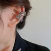 New Fashion Silver Color Cilp Earrings Tassel Ear Cuff Non Piercing Earring 2025 Trendy Punk Design Female Long Ear Clip Jewelry