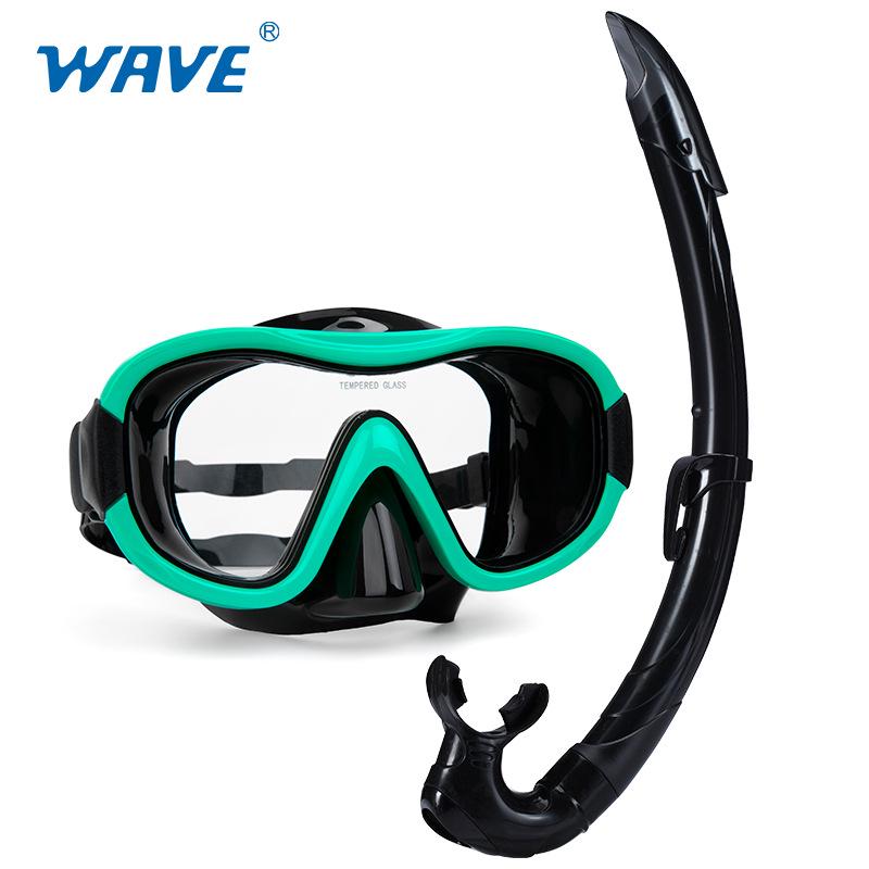 Waterproof Diving Mask & Semi-Dry Snorkel Set