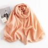 New Versatile Imitation Cashmere Scarf Herringbone Pattern Monochrome Simple Casual Tassel Warm Women's Shawl