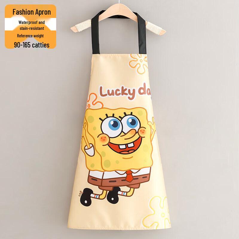 Bayipin Women s Waterproof Long-Sleeve Kitchen  Work Apron