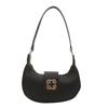 New Retro 2025 Bag Women's Fashion Versatile Texture Crescent Commuter Messenger Bag High-end Shoulder Armpit Bag