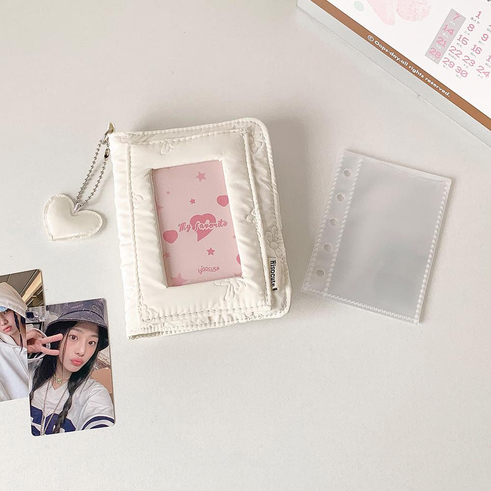 Simple High-Value Mini Ring Binder Photo Album for Instant Camera Photos and Collectible Cards