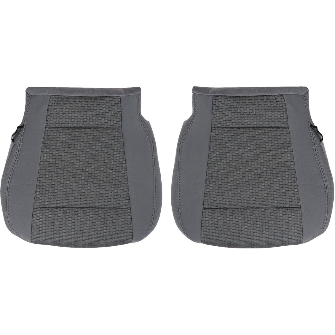 

Driver and Passenger Bottom Seat Cover Cloth Replacement Gray Fit for Ford F250 XLT 2017 2018 2019 2020 2021
