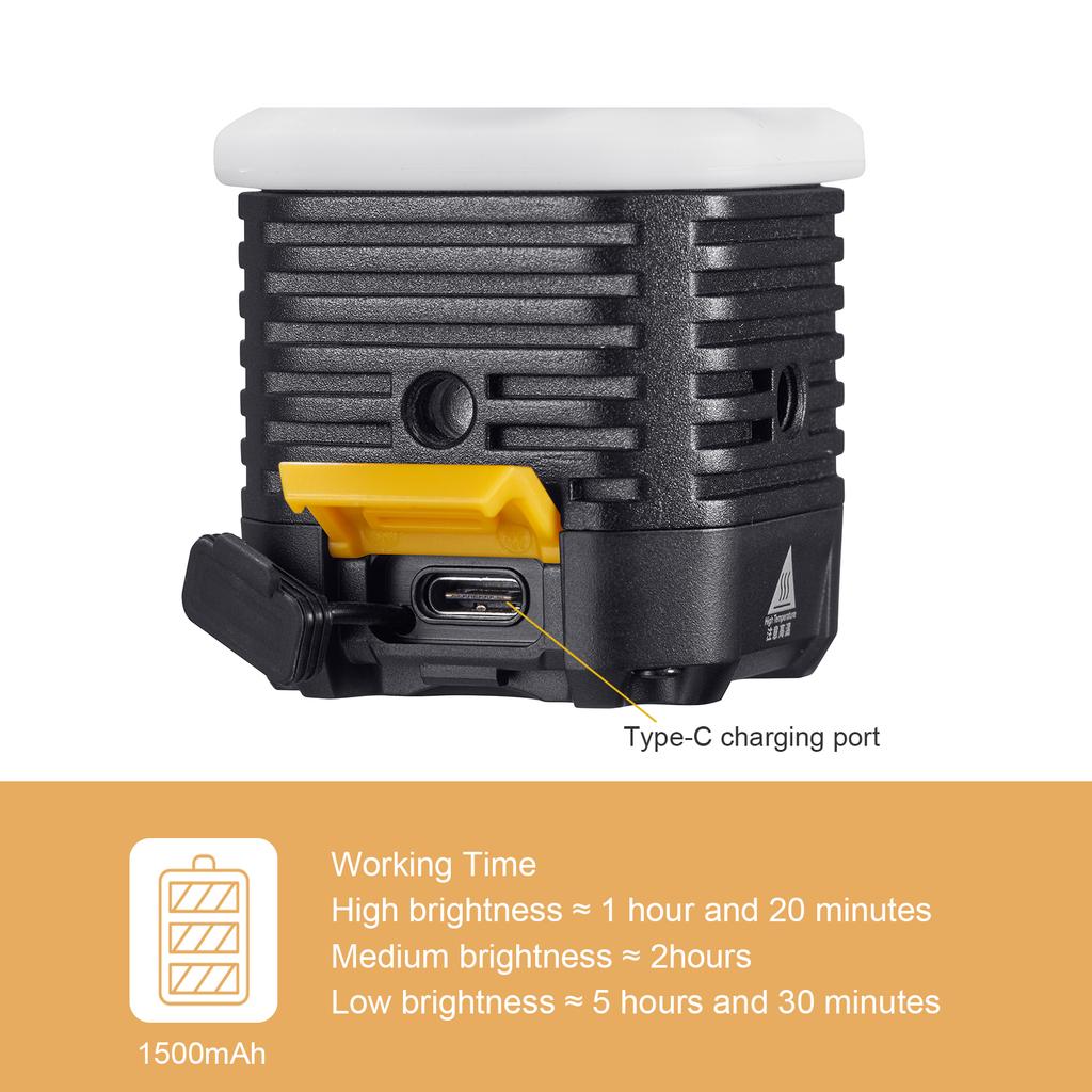 Godox WL4B IPX8 30M Waterproof LED Photography Light Color Temperature 5600K CRI97 TLCI97 APP