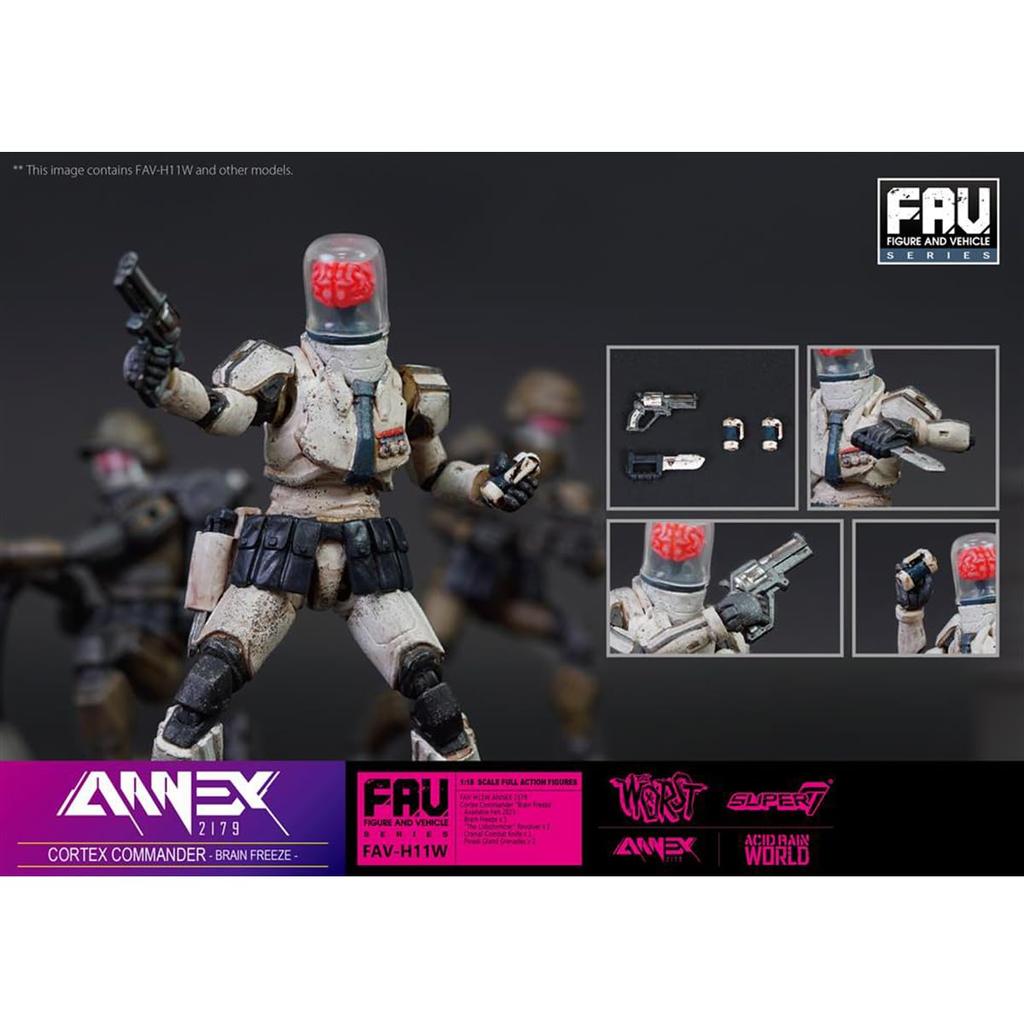 HiPlay TOY ALLIANCE ACID RAIN Cortex Commander Movable Figure Painted Finished Product 1/18 FAV-H11W "Brain Freeze"