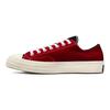 Beyond Retro x Converse Chuck 70 Low Color Block - Samt Unisex Sneaker Rot Schwarz Egret A03267C