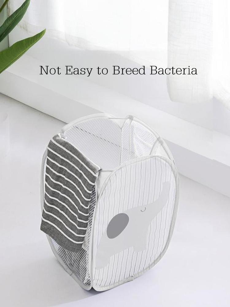 Household dirty clothes basket foldable cartoon fresh animal large-capacity storage basket