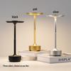 LED Touch Table Lamp - Minimalist Retro Cafe Style, USB Rechargeable