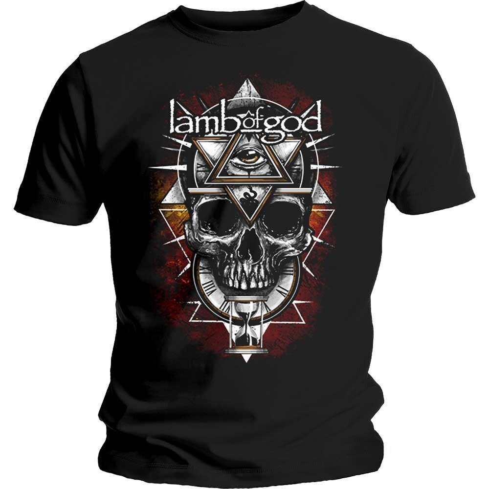 Lamb Of God All Seeing Red Black Unisex T-Shirt New & Official Metal Merchandise XXXL