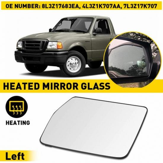 Fit For 04-2010 Ford F150 Pickup Left Driver Side Mirror Glass Replacement EOOH