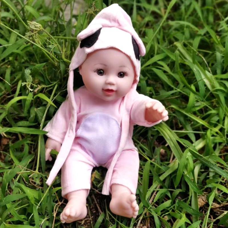 30cm Soft Plastic Doll Simulation Doll Baby Toy Kindergarten Early Education Doll