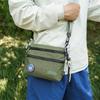 Water-repellent Outdoor Crossbody Bag Lightweight Shoulder Bag Commuter Small Square Bag