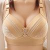 High End Plus Size Thin Cup Without Steel Rim, Beautiful Back Underwear, Comfortable Adjustment, Breathable, Sweat Absorbing, Mom's Bra