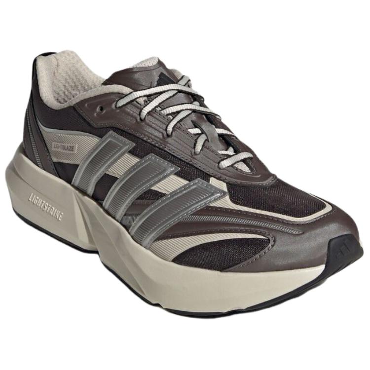 Adidas Lightblaze Glow Comfortable Versatile Casual Running Shoes Men Sneakers Gray JR9736