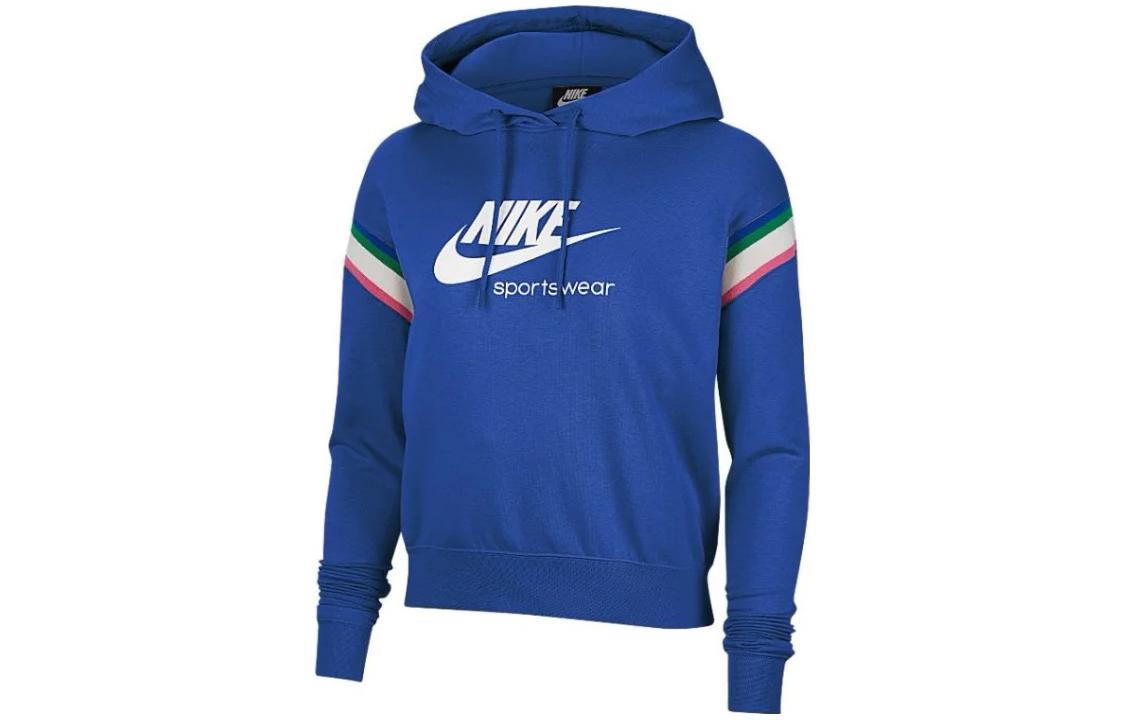 Nike Sweatshirts Women s Blue Hooded Moderate CU5924-480 XL
