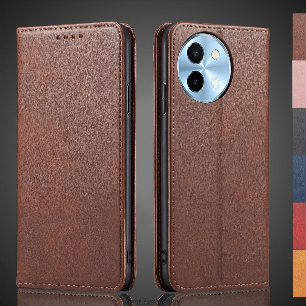 Magnetic attraction Leather Case for Vivo Y38 (5G) Holster Flip Cover Case for Vivo Y38 5G Wallet Phone Bags Capa Fundas Coque