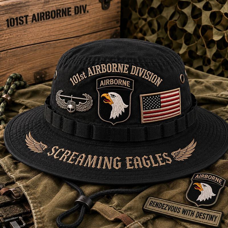 New POD custom US Air Force commemorative hat d digital printing sunshade anti-sunscreen bucket hat