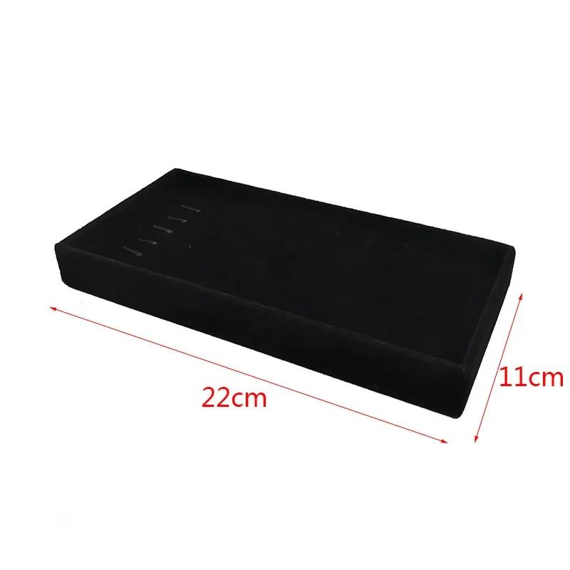 Multicolor Velvet Jewelry Tray Necklace Pendant Display Tray Jewelry Window Counter Tray Jewelry Tray 22*11cm