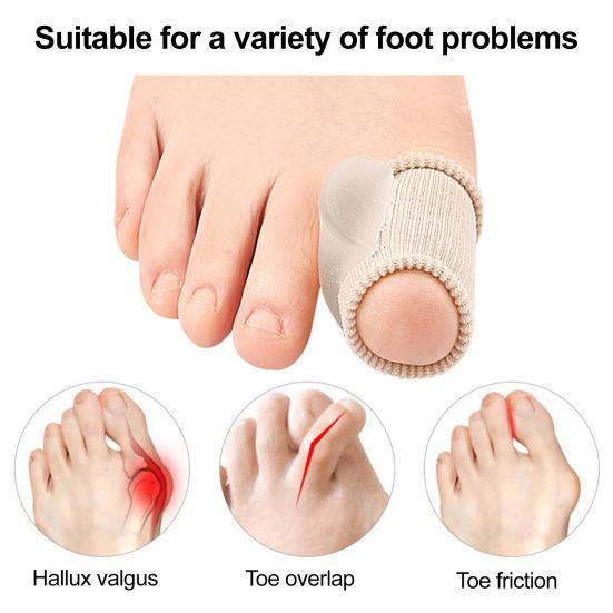 1/2Pcs Toe Separator Orthopedic Bunion Valgus Hammertoe Corrector Pain Relief